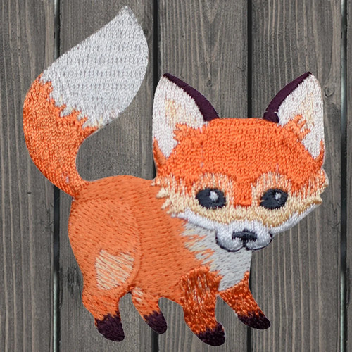 Toppa ricamata baby fox da - ricamata,