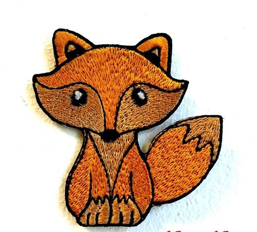 Cute little fox - animal, badge