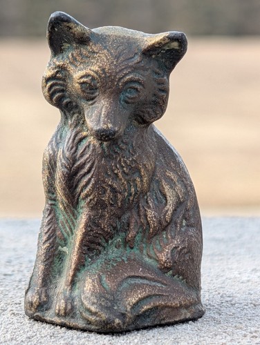 Hubley antica statuina volpe