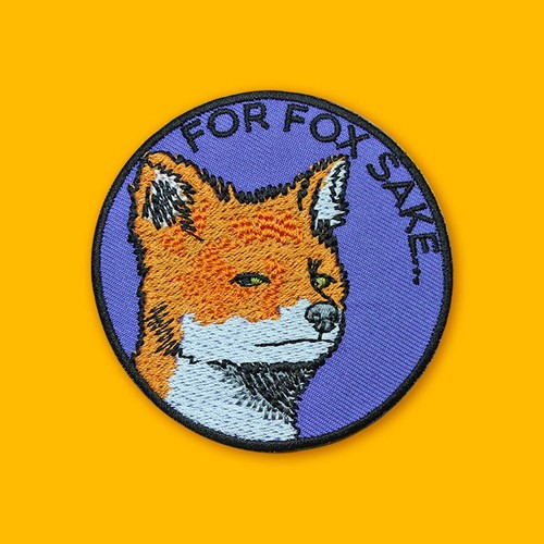 For fox sake iron patch - fox,