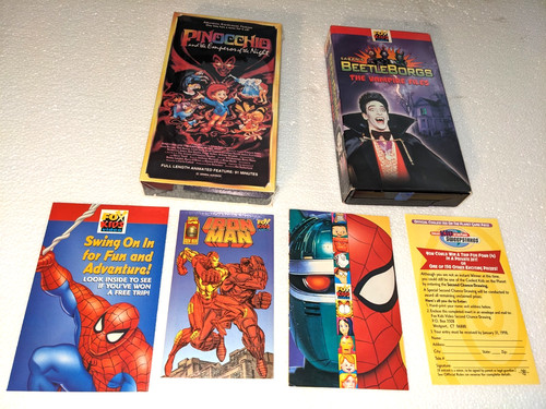 90s vhs lot beetleborgs - 90s,