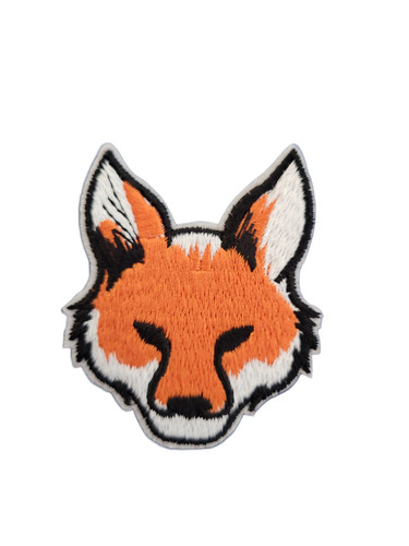 Orange fox face - fox,