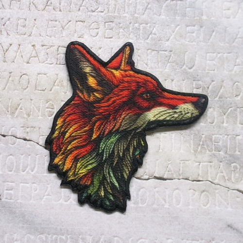 Toppa volpe applique - toppa,