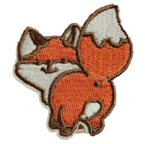Fox bum behind pet kitten - behind,