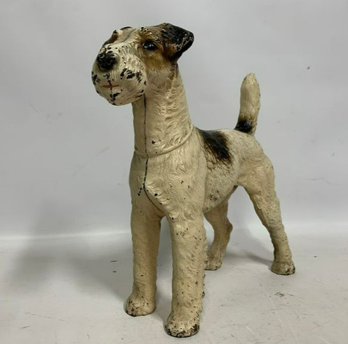 Statua cane ghisa hubley - cane,